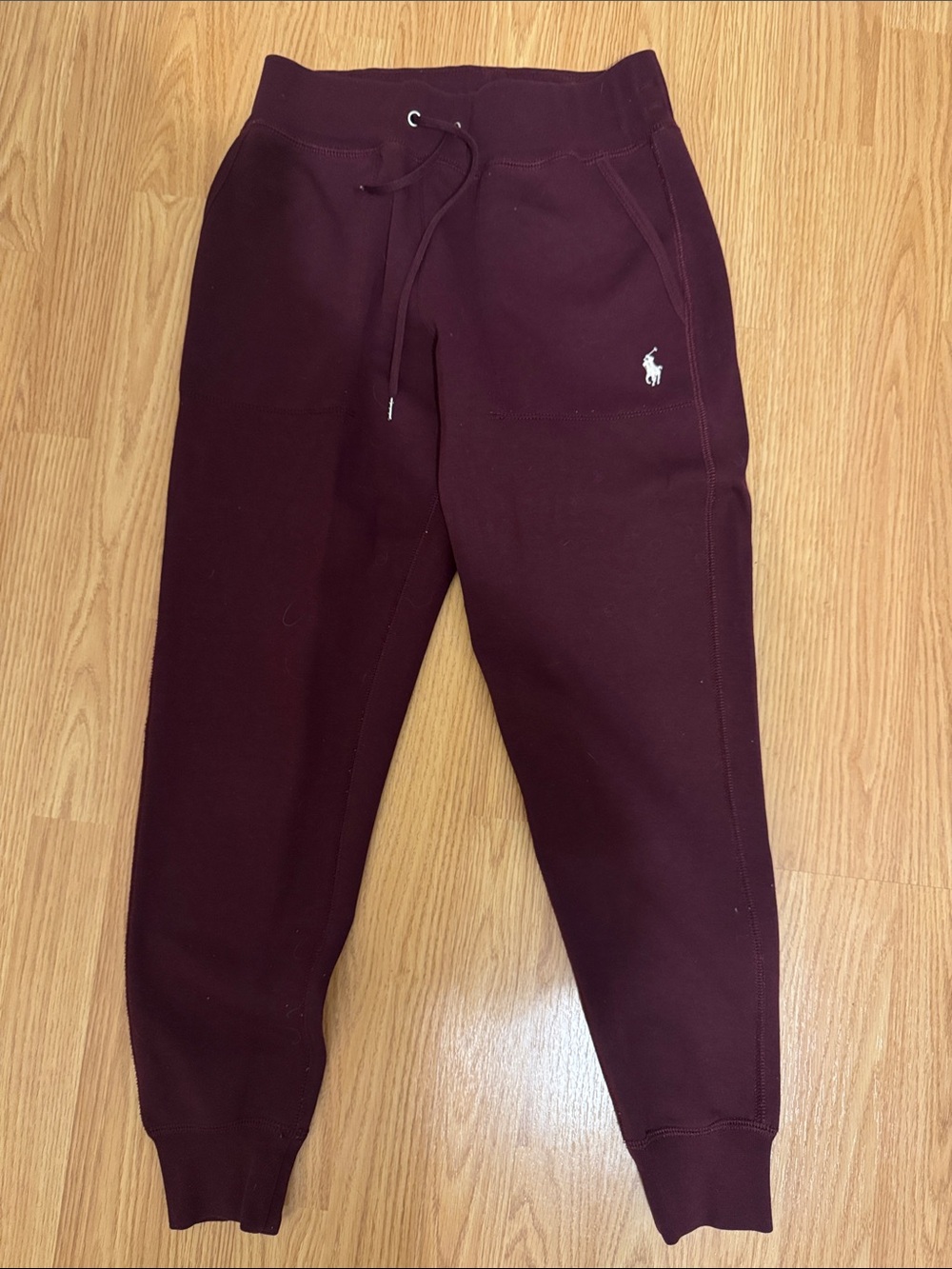Ralph Lauren Kids Maroon Drawstring Joggers